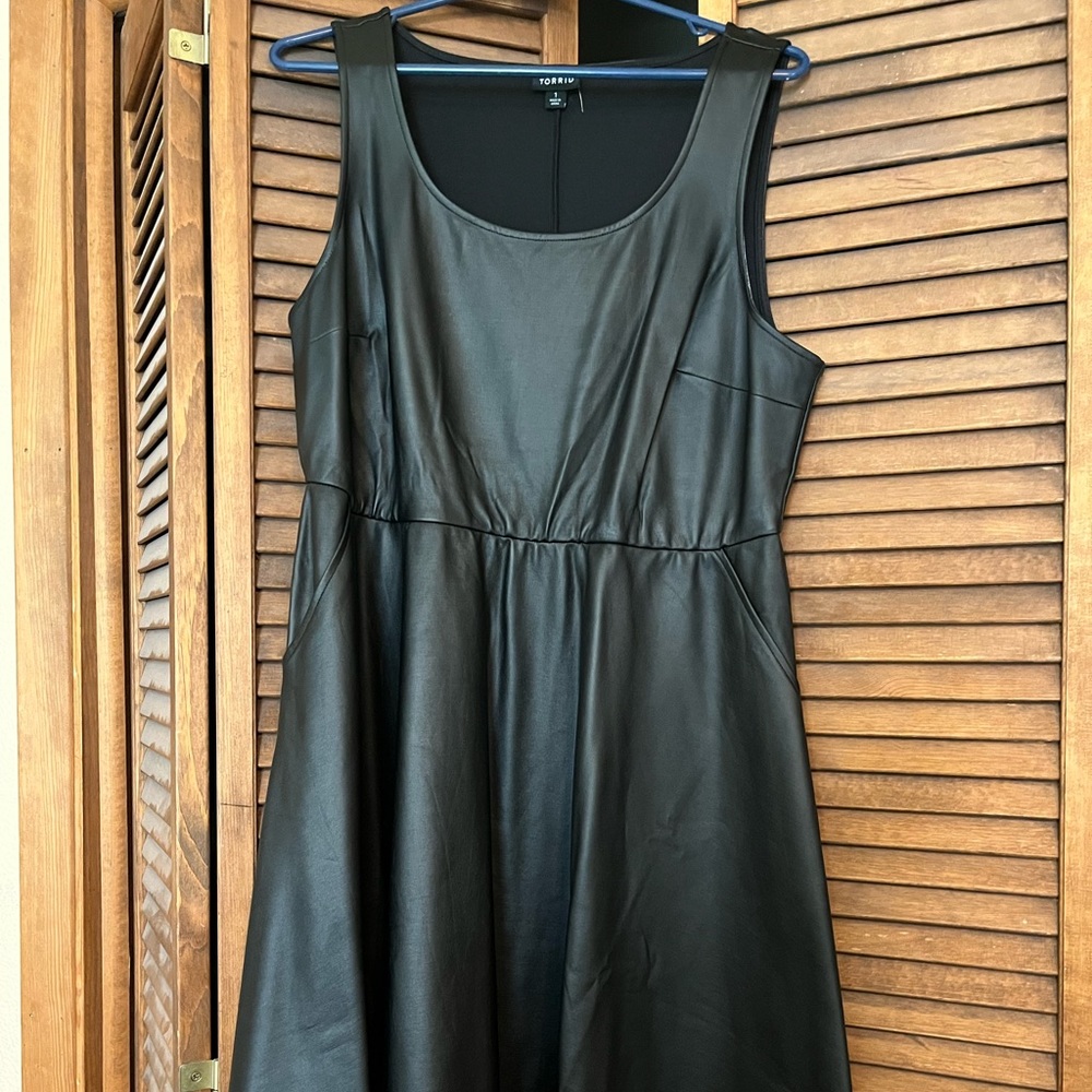 Torrid Faux leather dress